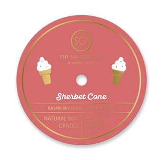 Sherbet Cone Icon Candle - J.A. Whitney