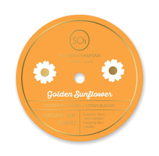Golden Sunflower Icon Candle - J.A. Whitney