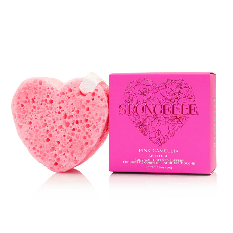 Valentine Heart Shaped Pink Camellia Buffer