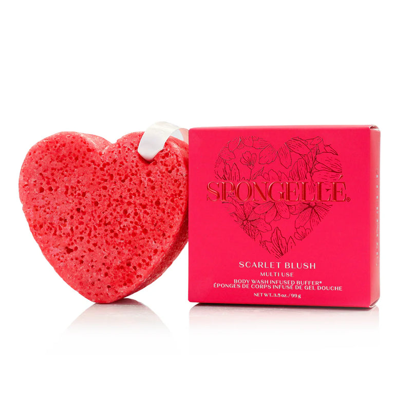 Valentine Heart Shaped Scarlet Blush Buffer