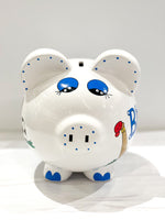 Hand-Painted Personalized Piggy Bank - Sports
