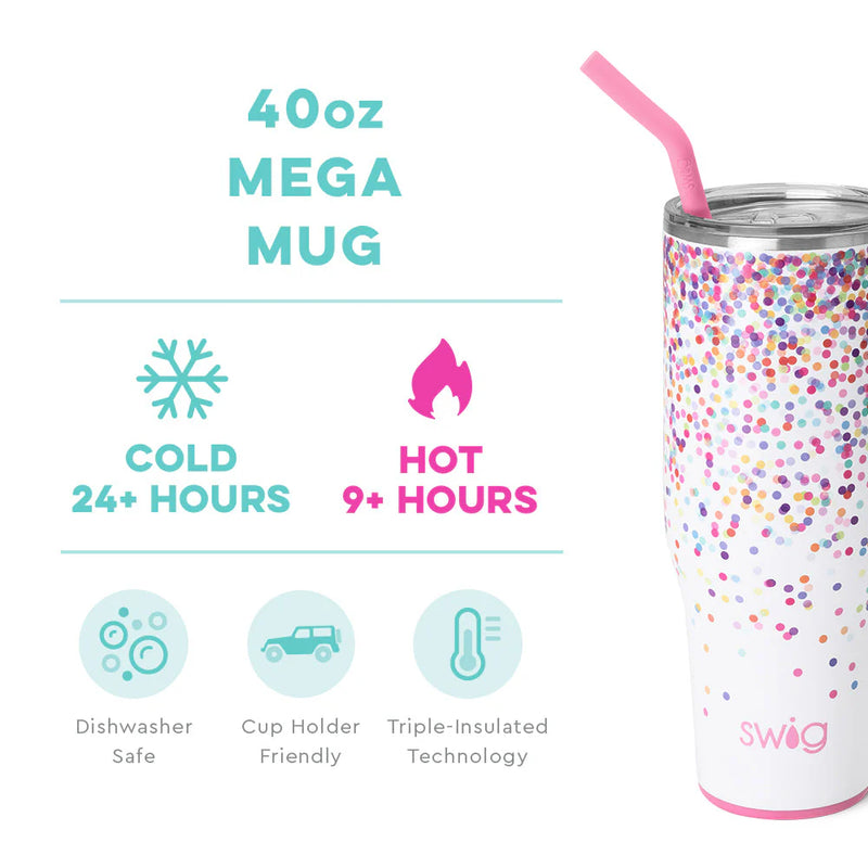 Confetti Mega Mug 40 oz