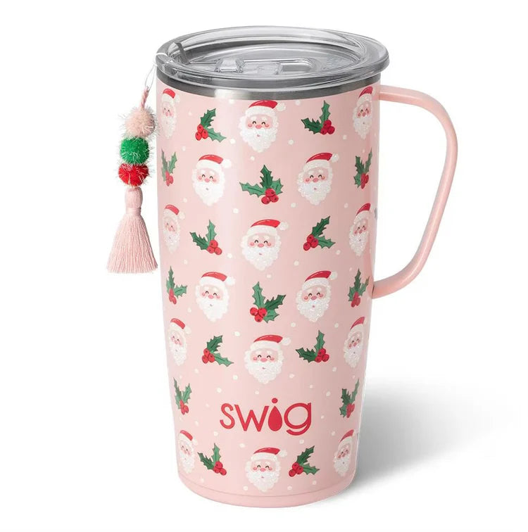 Holly Jolly Travel Mug 22 oz