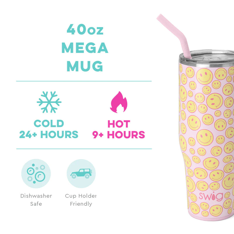 Oh Happy Day Mega Mug 40 oz (Personalization Available)