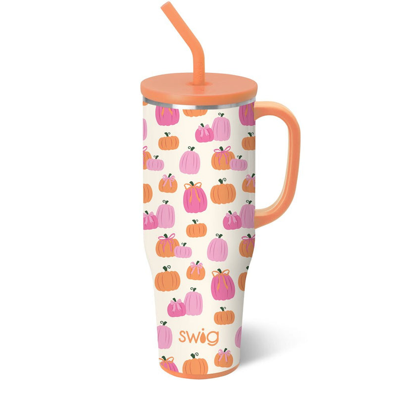 Pumpkins & Bows Mega Mug 40 oz