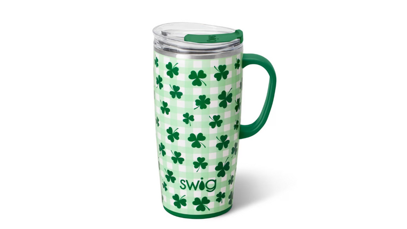 Shamrock the Block 22 oz Travel Mug