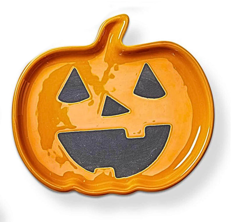 Jack-o-Lantern Appetizer Plate