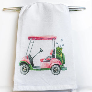 Golf Cart Tea Towel - J.A. Whitney