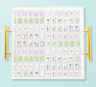 Mahjong Tiles Acrylic Tray - J.A. Whitney