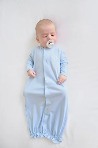 The Beaufort Bonnet Company - Twinkle Twinkle 2 in 1 Gown - Buckhead Blue