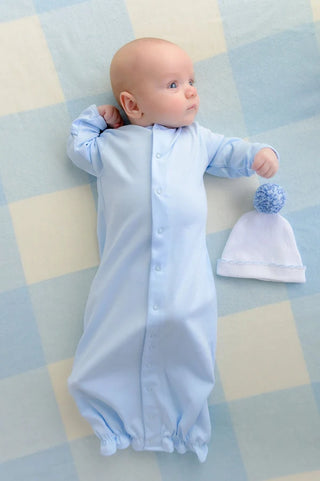 The Beaufort Bonnet Company - Twinkle Twinkle 2 in 1 Gown - Buckhead Blue