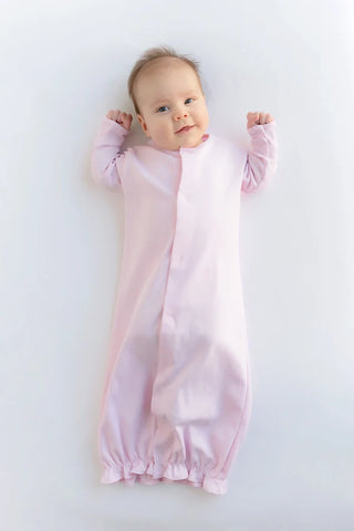 The Beaufort Bonnet Company - Twinkle Twinkle 2 in 1 Gown - Palm Beach Pink