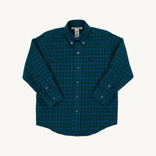 The Beaufort Bonnet Company - Flannel Dean's List Dress Shirt - Woodlake Point Plaid