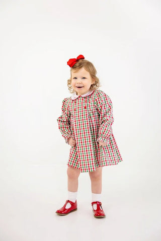 The Beaufort Bonnet Company - Della Marie Dress - Red and Green Gingham - J.A. Whitney
