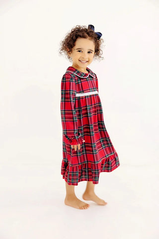 The Beaufort Bonnet Company - Goldie Locks Gown - Society Prep Plaid