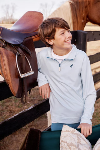 The Beaufort Bonnet Company Prepletic Hayword Half Zip - Old Greenwich Green