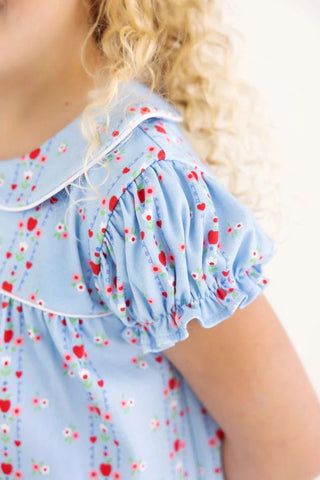 The Beaufort Bonnet Company - Holly Day Dress - First Day Flowers - J.A. Whitney