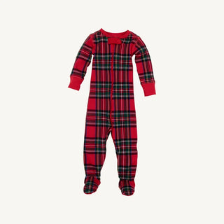 The Beaufort Bonnet Company - Knox's Night Night Footed - Society Prep Plaid