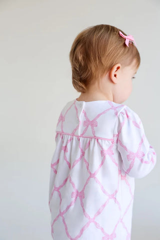 The Beaufort Bonnet Company - LS Penny's Playsuit - Belle Meade Bow