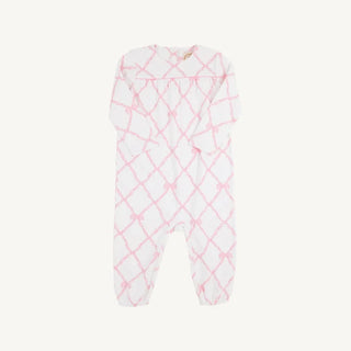 The Beaufort Bonnet Company - LS Penny's Playsuit - Belle Meade Bow