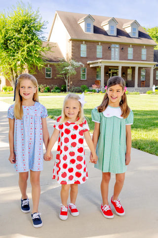 The Beaufort Bonnet Company - SS Poly Play Dress - Ardsley Park Apple