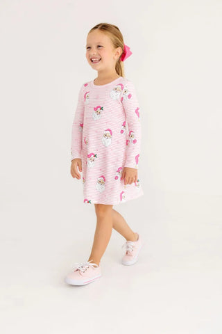 The Beaufort Bonnet Company - LS Polly Play Dress - Dear Santa