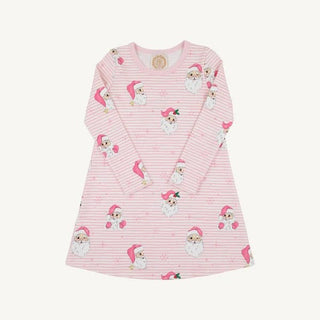 The Beaufort Bonnet Company - LS Polly Play Dress - Dear Santa