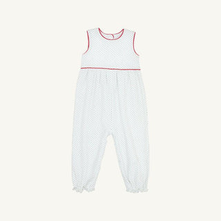The Beaufort Bonnet Company - Rebecca Romper - Green Microdot