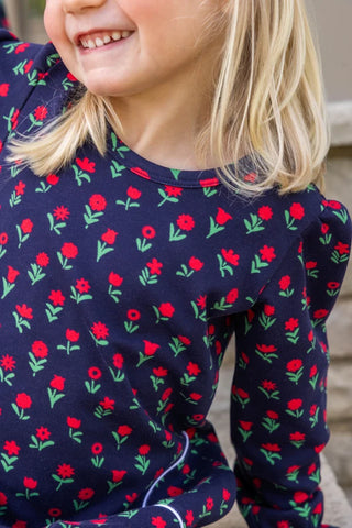 The Beaufort Bonnet Company - Sadie Sweatshirt Dress - Farm Flowers