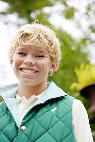 The Beaufort Bonnet Company - Vaughn Vest - Saratoga Gate Green