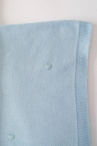 The Beaufort Bonnet Company - Bailey Baby Blanket - Buckhead Blue