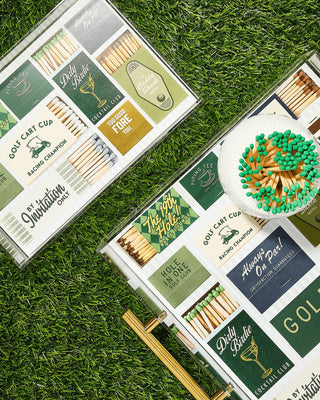 Golf Matchbook Large Tray