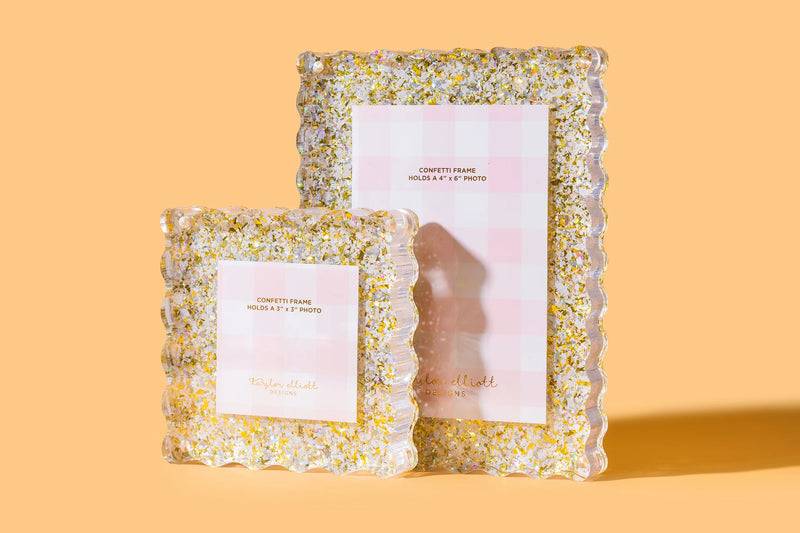 Medium Pearl Confetti Frame