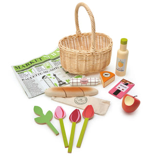 Wicker Shopping Basket - J.A. Whitney