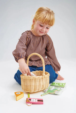 Wicker Shopping Basket - J.A. Whitney