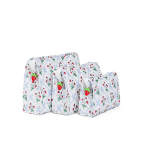 Medium Zip Pouch - Berry Nice (Personalization Included) - J.A. Whitney
