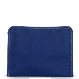 Medium Zip Pouch - Coated Canvas Blue Bell (Personalization Included) - J.A. Whitney