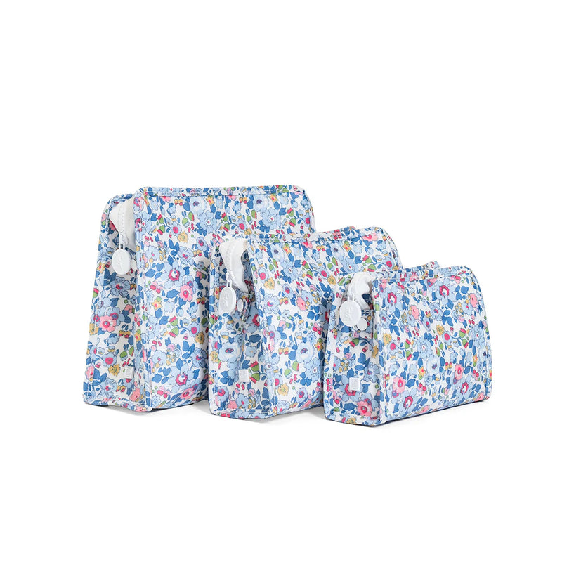 Medium Zip Pouch - Bridgehampton Floral (Personalization Included)
