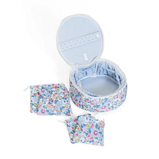 Bridgehampton floral quilted jewel round — alternate view by TRVL