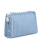 Small Zip Pouch - Chambray Stripe (Personalization Included)