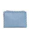 Small Zip Pouch - Chambray Stripe (Personalization Included)