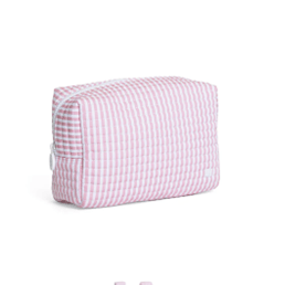 Quilted Everyday Bag - Dusty Rose Stripe (Personalization Included) - J.A. Whitney