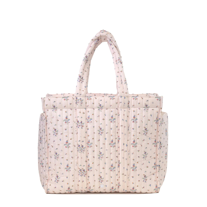Quilted Go Go Tote - Fleurie (Personalization Included)