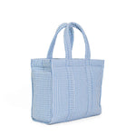 Quilted Go Go Tote - Chambray Stripe (Personalization Included)