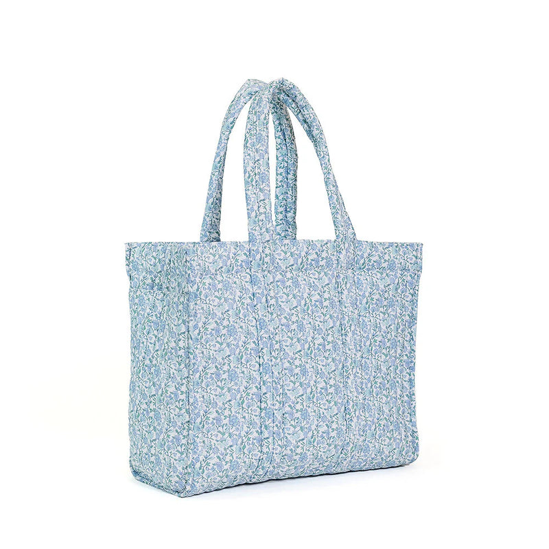 Quilted Go Go Tote - Hamptons Floral (Personalization Included)