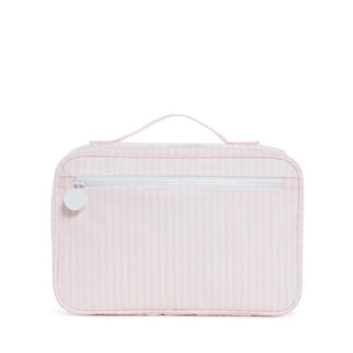 Hanging Toiletry Bag - Pink Stripe (Personalization Included) - J.A. Whitney