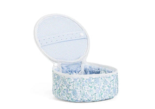 Hamptons floral quilted jewel round — alternate view by TRVL