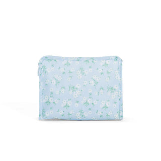 Medium Zip Pouch - Kiki Floral (Personalization Included) - J.A. Whitney