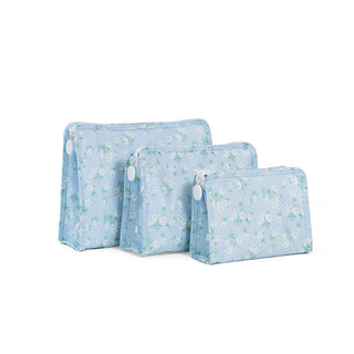 Small Zip Pouch - Kiki Floral (Personalization Included) - J.A. Whitney
