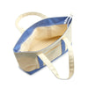 Medium Tote - Sky Gingham Trim (Personalization Included)